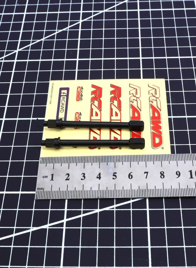 RCAWD #45 Steel Front CVD Drive Shaft Rear Axle Shafts and Portal Stub Axles for RC 1/18 Axial UTB18 Upgrade Parts - Image 5